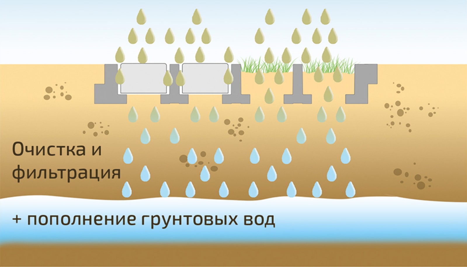 Источники пополнения грунтовых вод